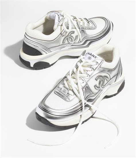 chanel laminated sneakers|Chanel shoes official site.